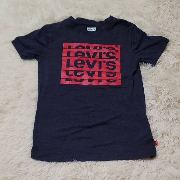 Levi's Other - Levi's,Blue and Red,Short Sleeve Tee, Kids, Boy's, Size 7/8, Medium